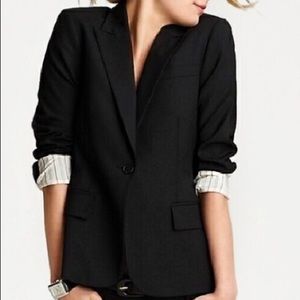 Theory Stretch Wool Blend Blazer Jacket